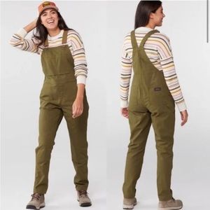 REI Co-op Women's Green and Khaki Dungarees-overalls trailsmith